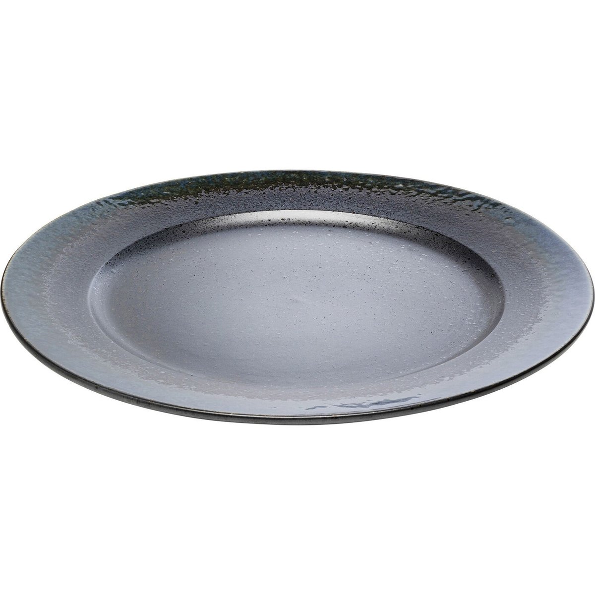 Lot de 4 assiettes plates, KASSANDRA noir, KARE DESIGN