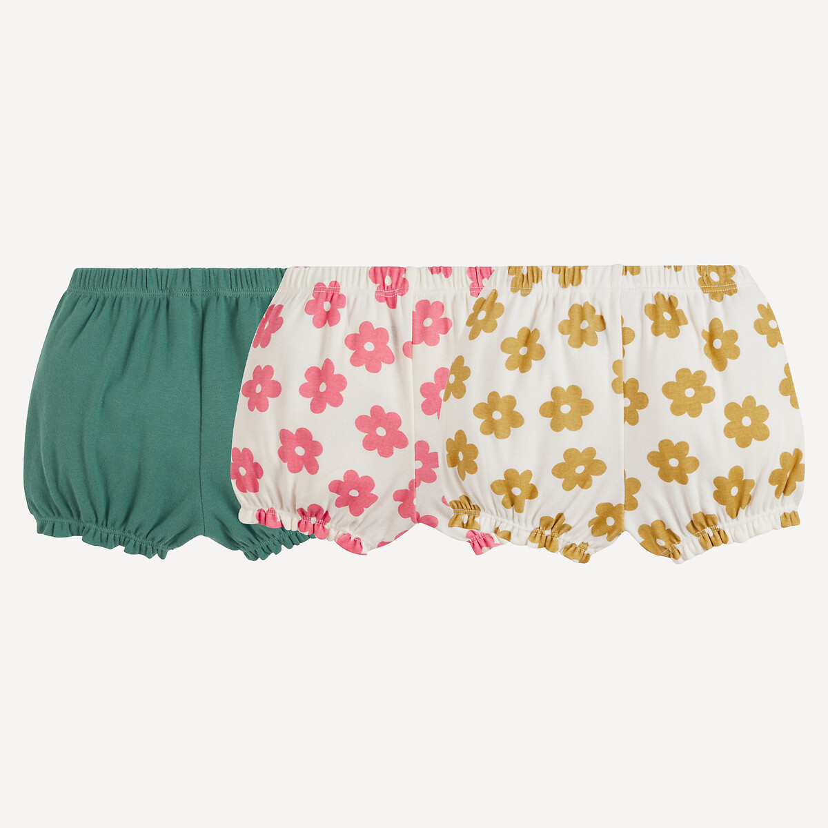 Confezione da 3 bloomers assortiti , LA REDOUTE COLLECTIONS