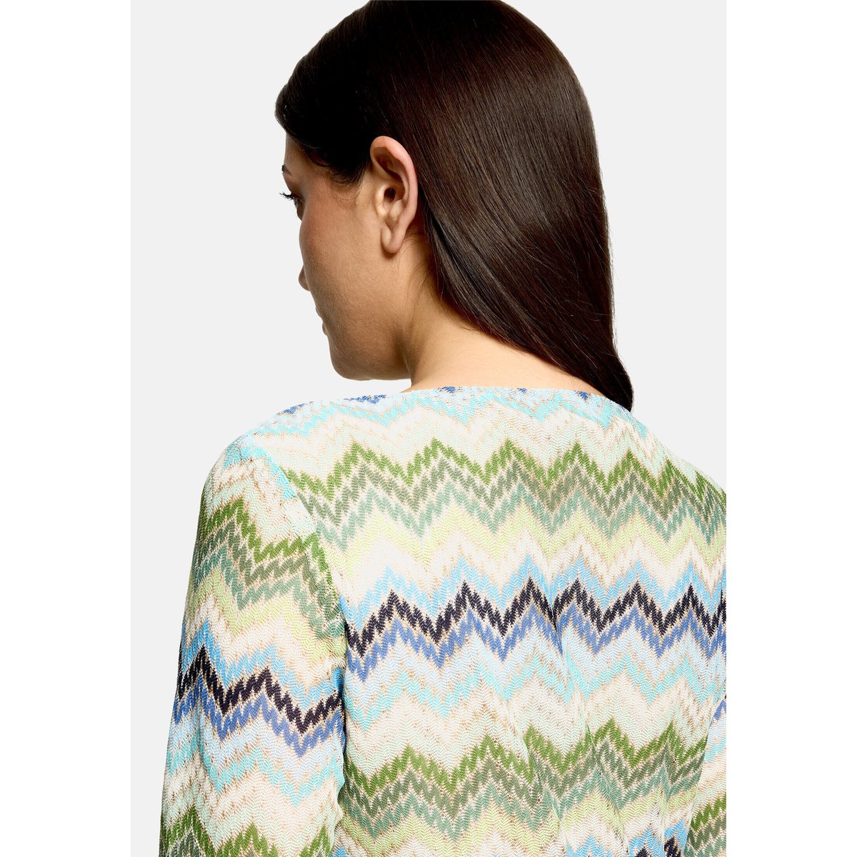 Robe droite à manches 3/4 green/blue, BETTY BARCLAY