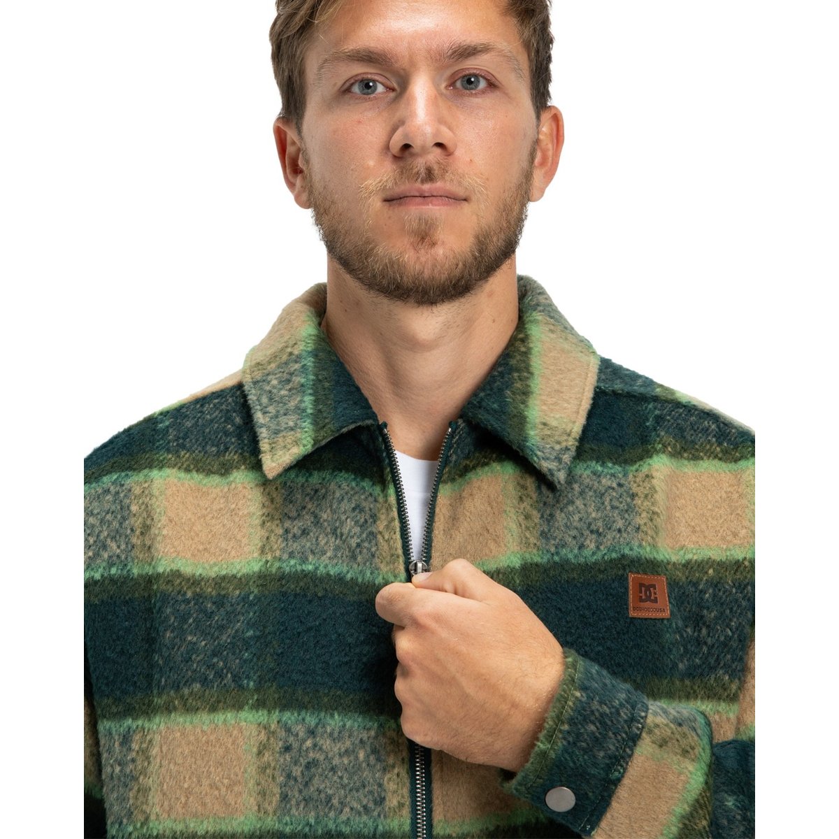 Surchemise HENDERSON. vert ponderosa pine, DC SHOES