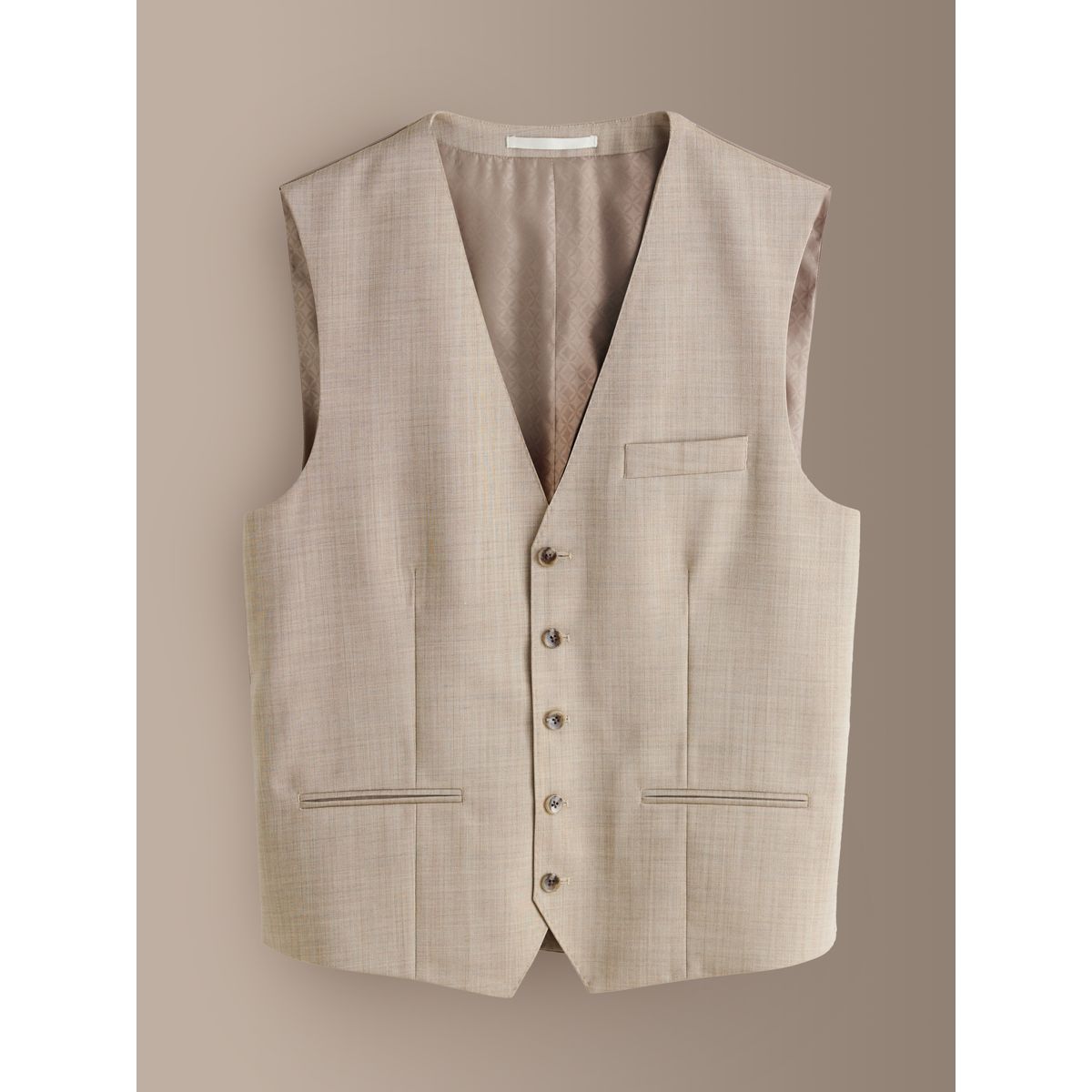 Gilet de costume nova fides en laine Signature naturel, NEXT