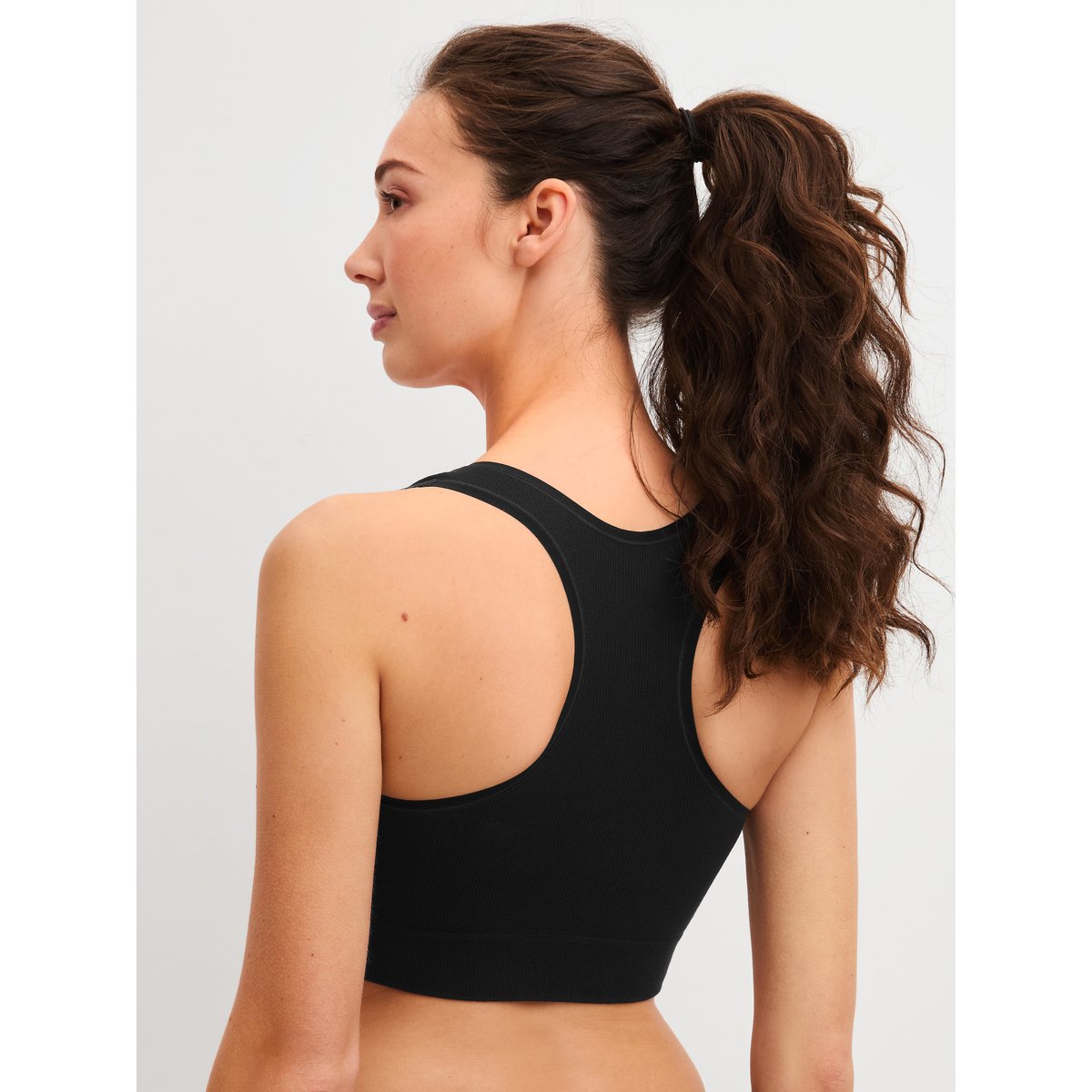 Brassière Modal SEAMLESS NATURAL noir, CALIDA