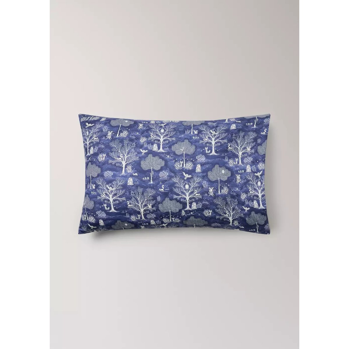 Deux taies d’oreiller imprimé floral 50 x 75 cm bleu, MANGO HOME