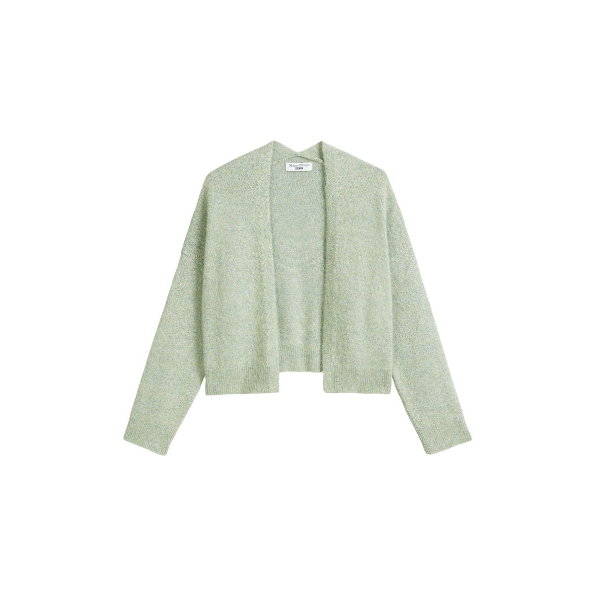Cardigan loose en fil de coton multicolore vert, MARC O’POLO DENIM