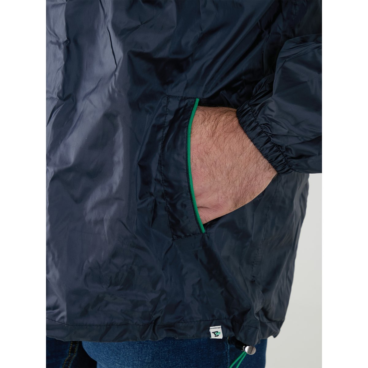 Veste Impermeable uni grande taille ZAC bleu marine, DUKE