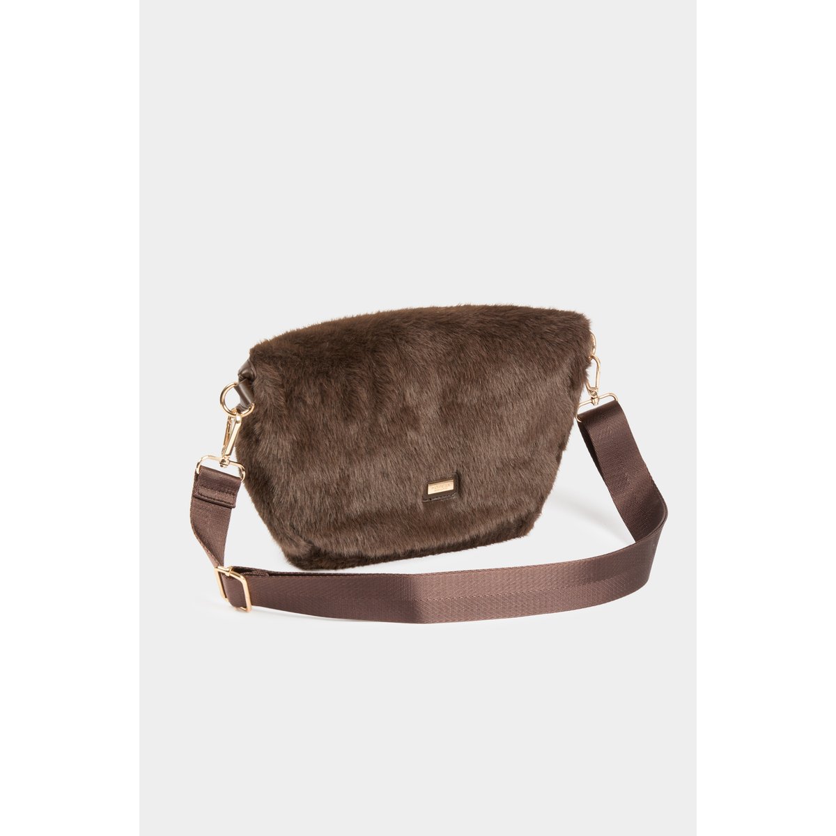 Sac banane marron foncé, MORGAN