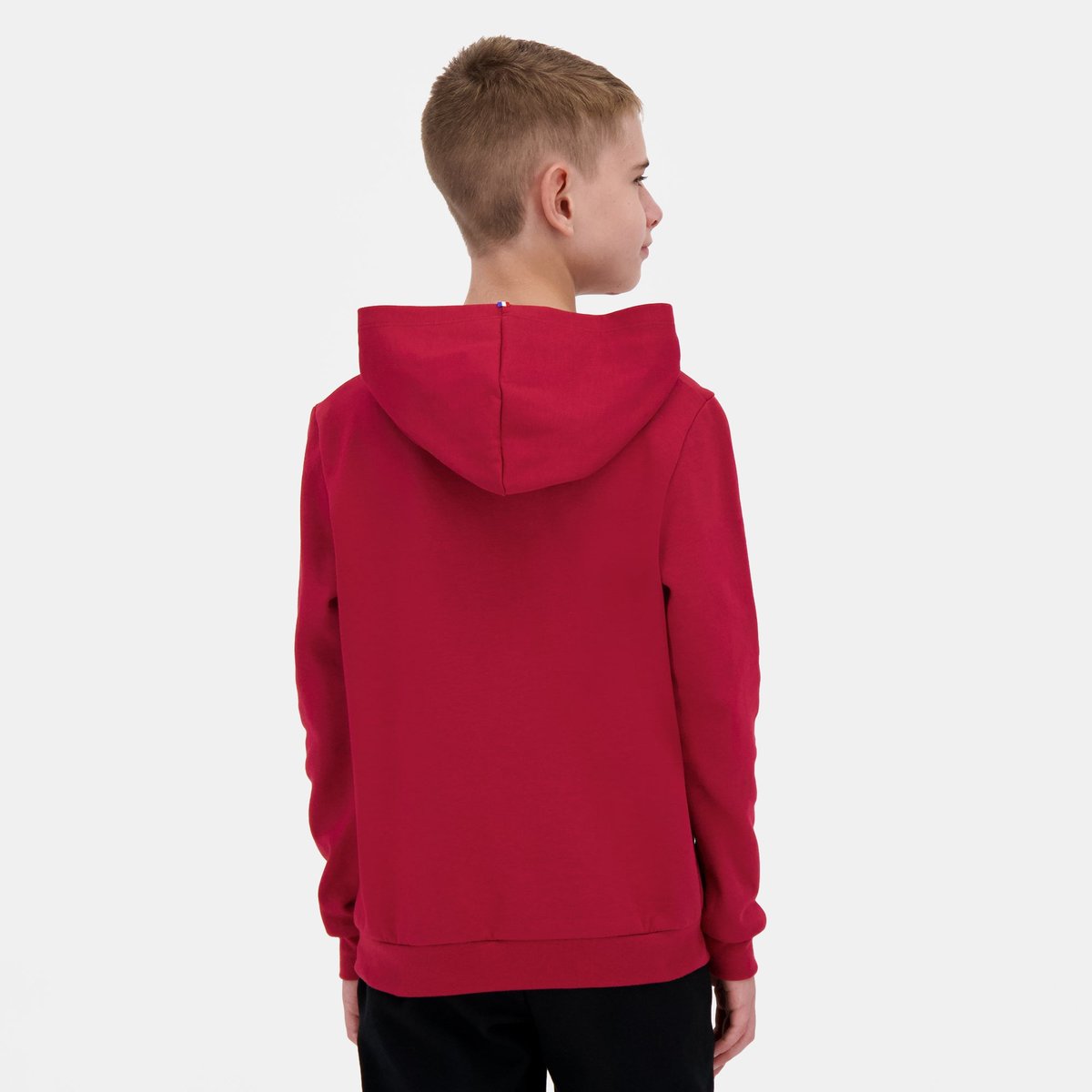 Sweat à capuche Essentiels rouge, LE COQ SPORTIF