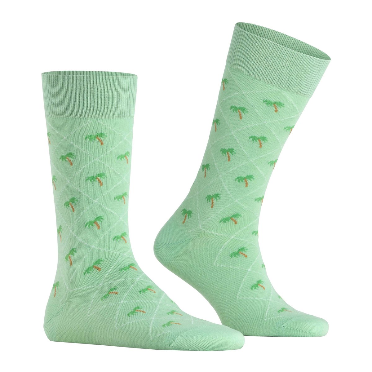 Chaussettes Palm Tree Opaque vert, BURLINGTON