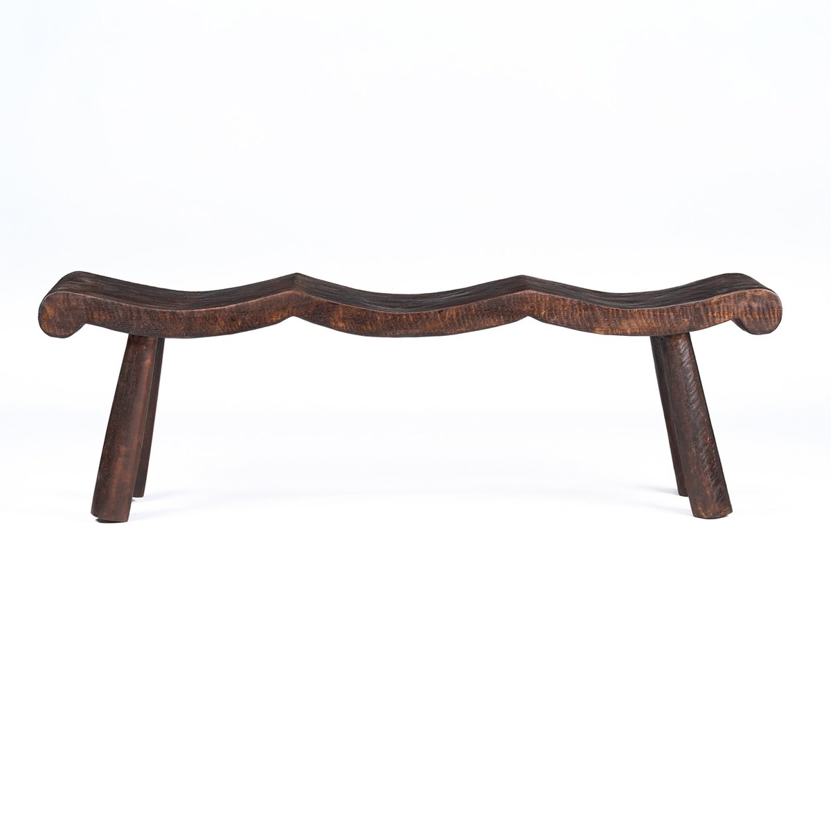Banc en bois de manguier LOMBOK marron foncé, BAZAR BIZAR