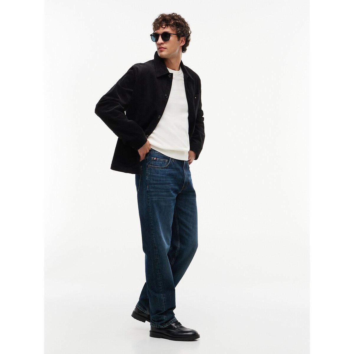 Jeans direitos azul-ganga, TOMMY HILFIGER