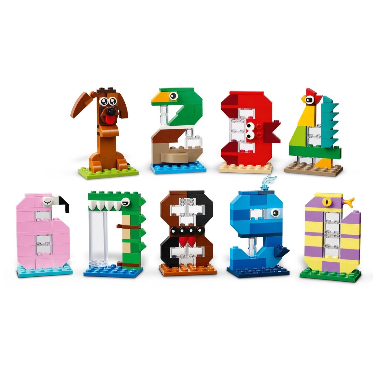 LEGO - Les chiffres d'anniversaire - 40807 multicolore, LEGO