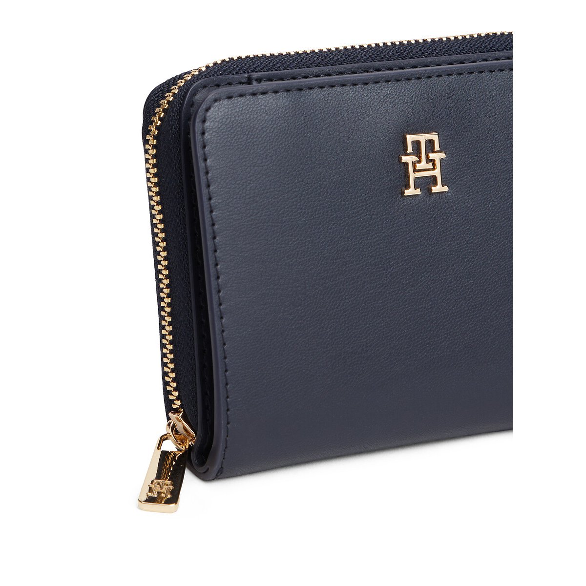 Monedero con cremallera azul marino, TOMMY HILFIGER