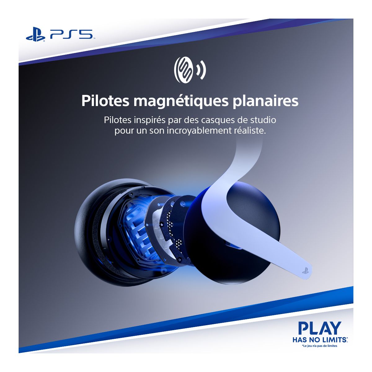Casque gamer Pulse Elite PS5 V2 couleur unique, SONY