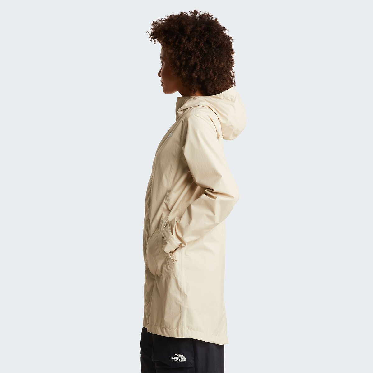 Parka zippée à capuche Shell beige, THE NORTH FACE