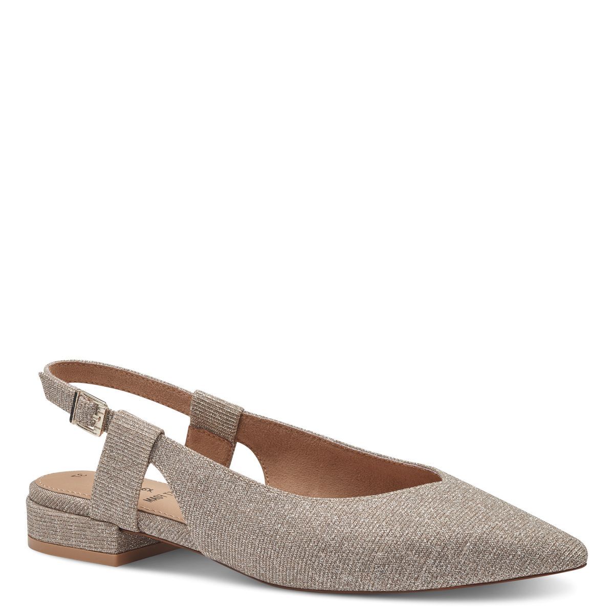 escarpin talon bloc beige beige nappa souple, S.OLIVER
