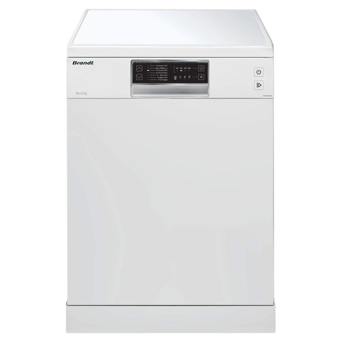 Lave vaisselle 60 cm DSF14524W blanc, BRANDT