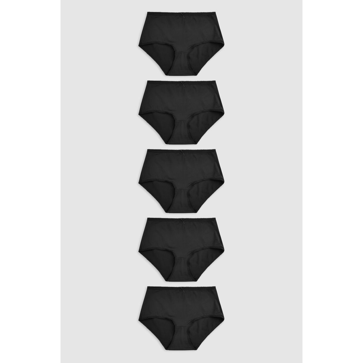 Culottes coupe mi-haute, lot de 5 noir, NEXT