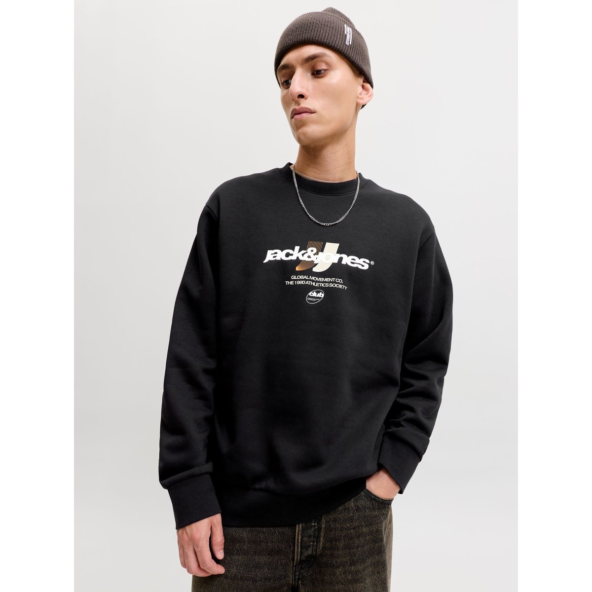 Sweat-Shirt black 1, JACK & JONES