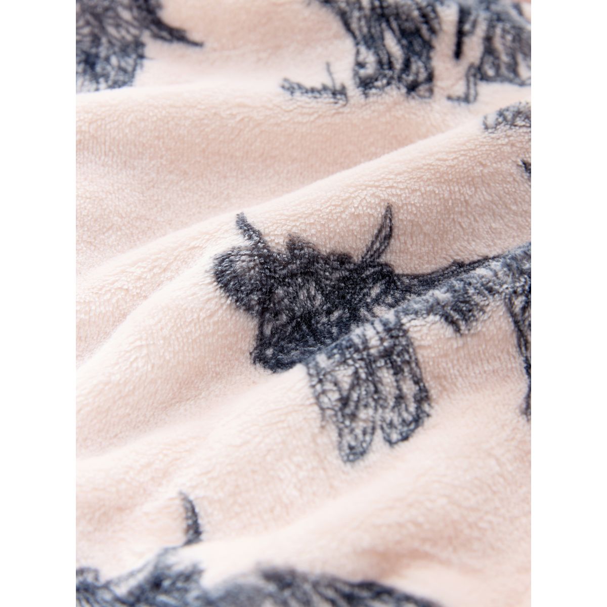Peignoir ultra-doux crème hamish la vache des highlands, NEXT