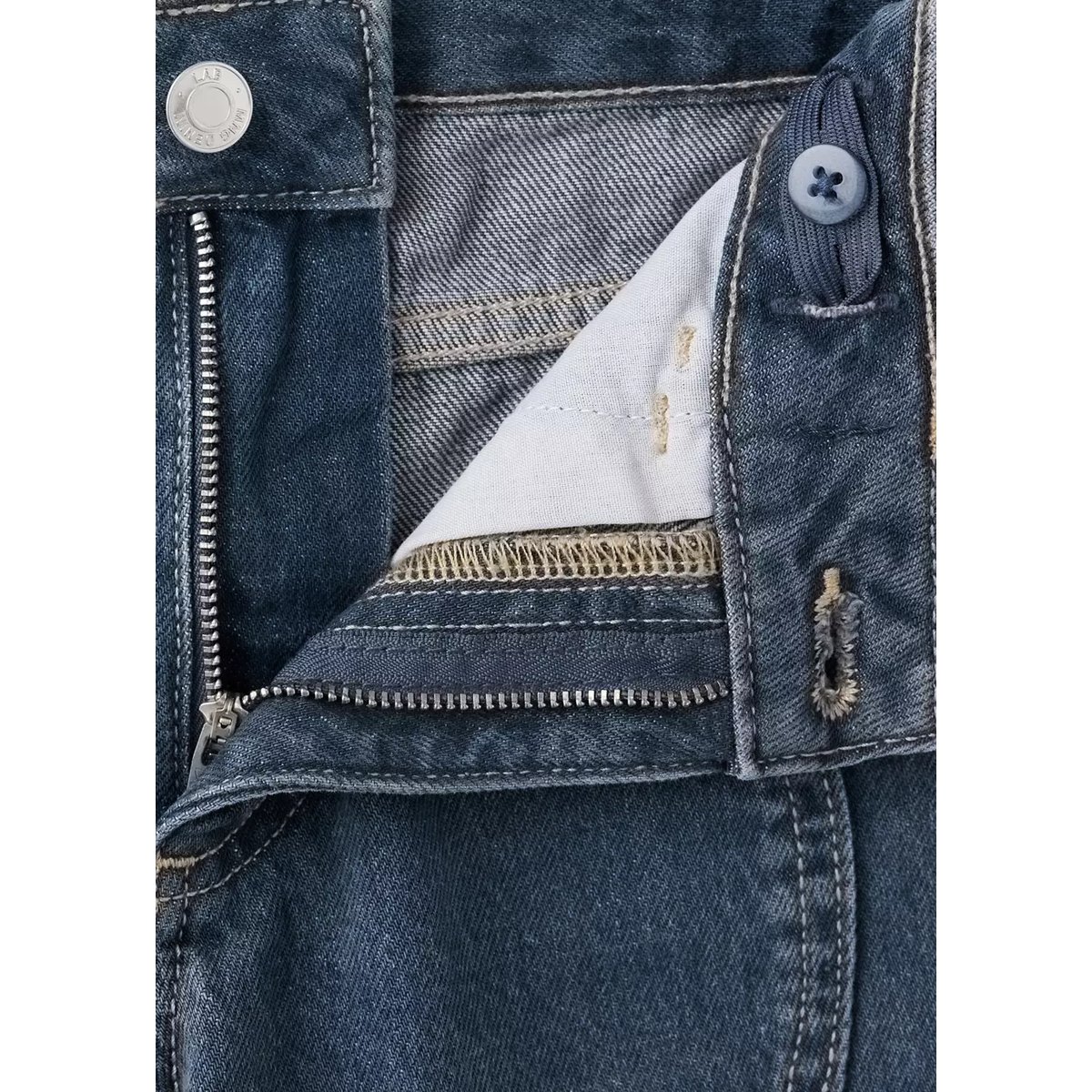 Jean wide leg coutures bleu moyen vintage, MANGO KIDS
