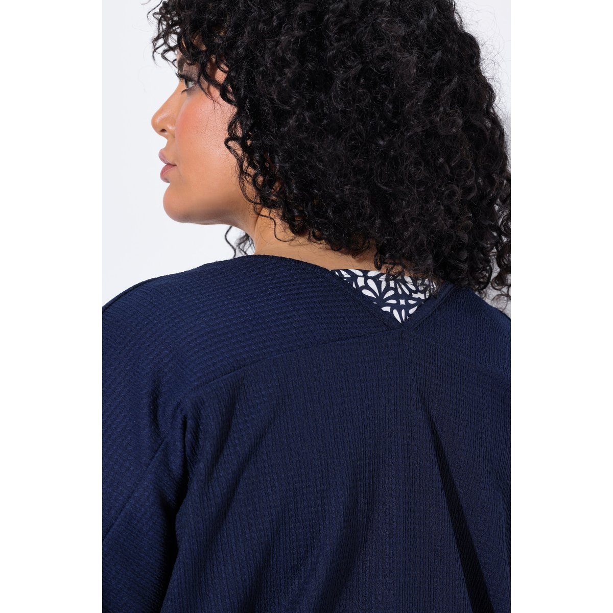 Veste, style kimono, sans fermeture marine, ULLA POPKEN