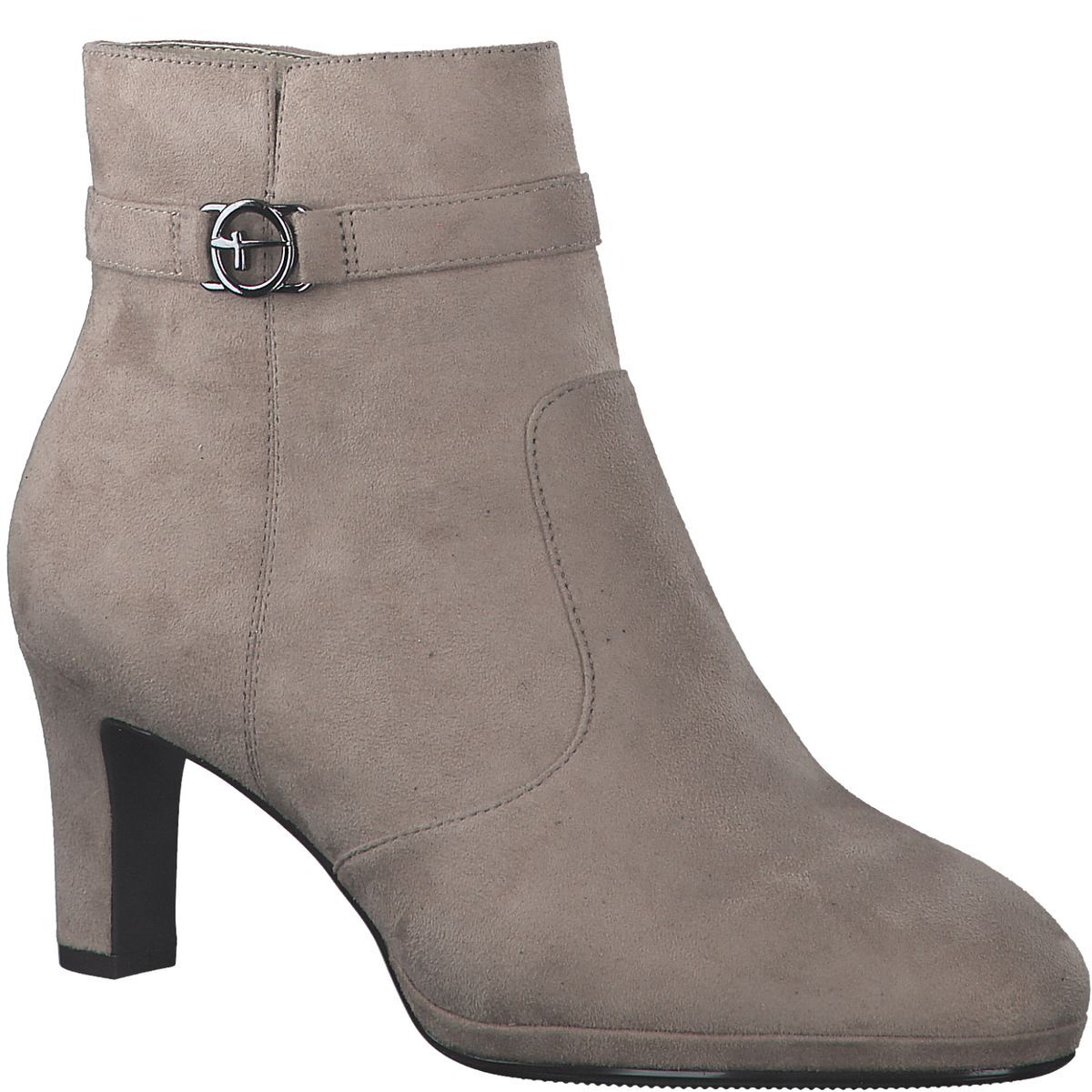 Bottines à talon marron taupe, TAMARIS