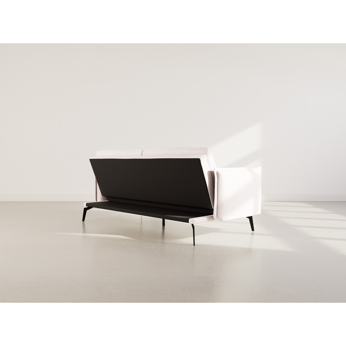 Canapé Clic-clac en  2 places - LEXIE beige, BEST MOBILIER