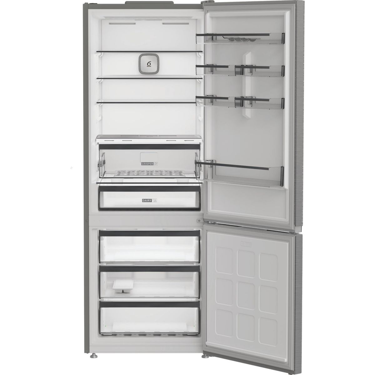Réfrigérateur combiné WHK26494X6E couleur unique, WHIRLPOOL