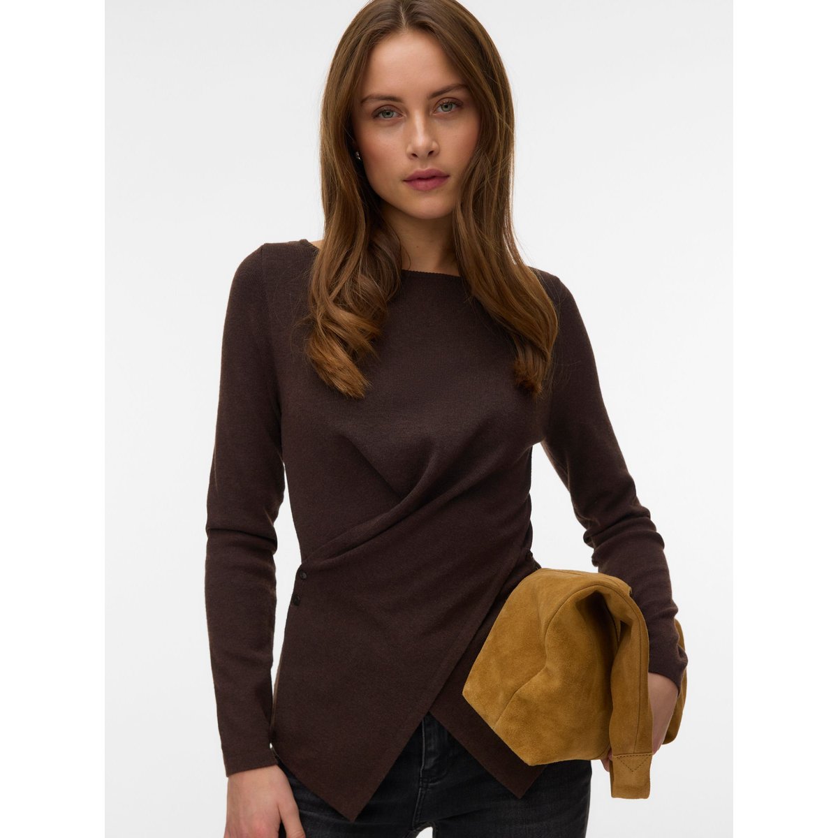 Pull En Maille chocolate torte, VERO MODA