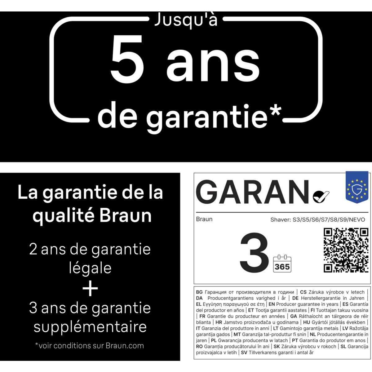 Rasoir électrique Series 3 300s couleur unique, BRAUN