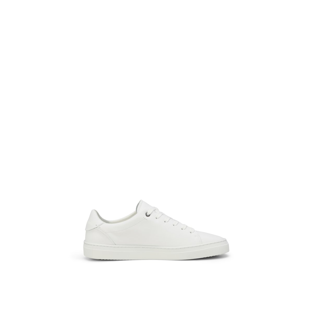 Baskets à semelles cuvette Modèle Alf en cuir de bœuf nappa noble blanc, MARC O'POLO