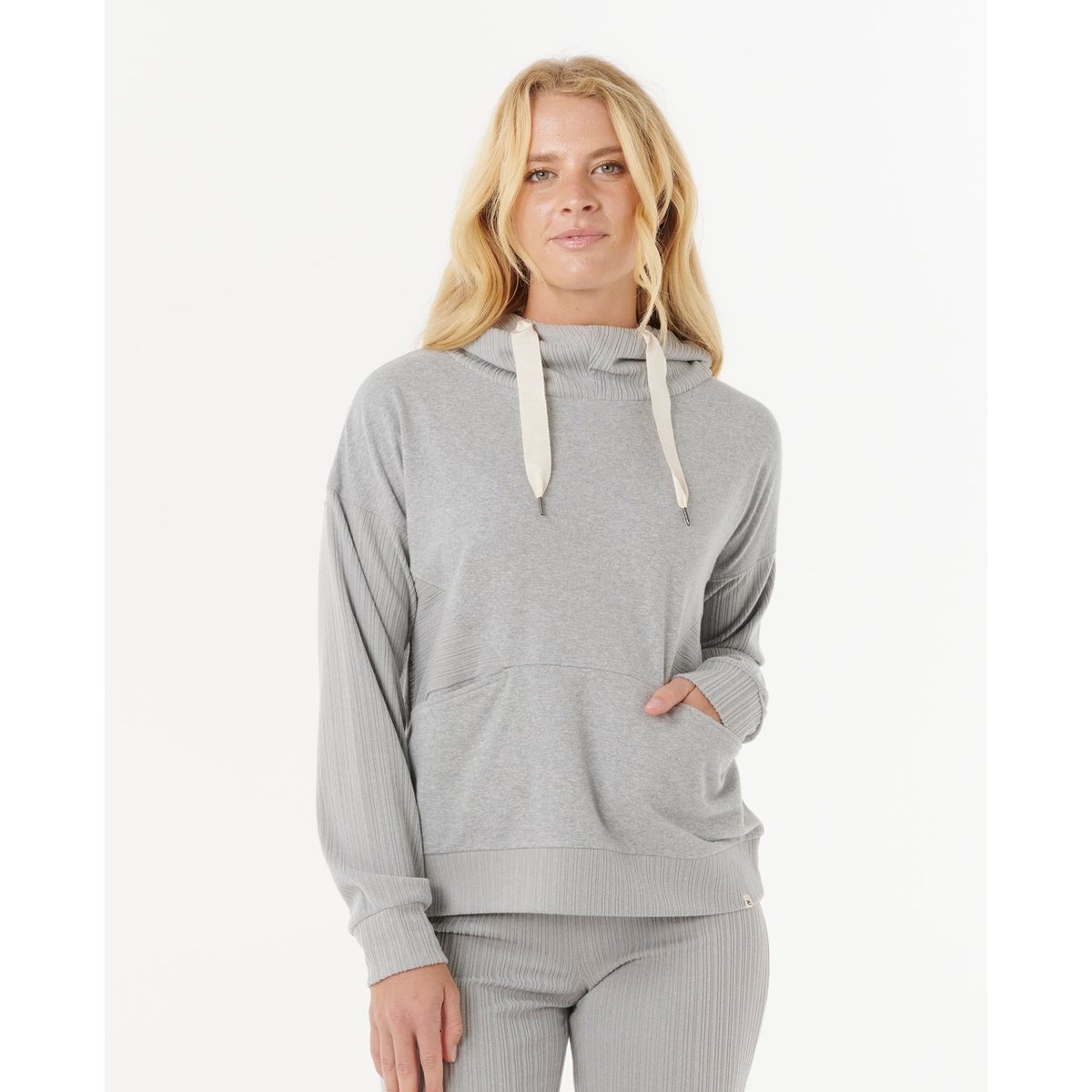 Sweat à capuche COSY gris chiné, RIP CURL