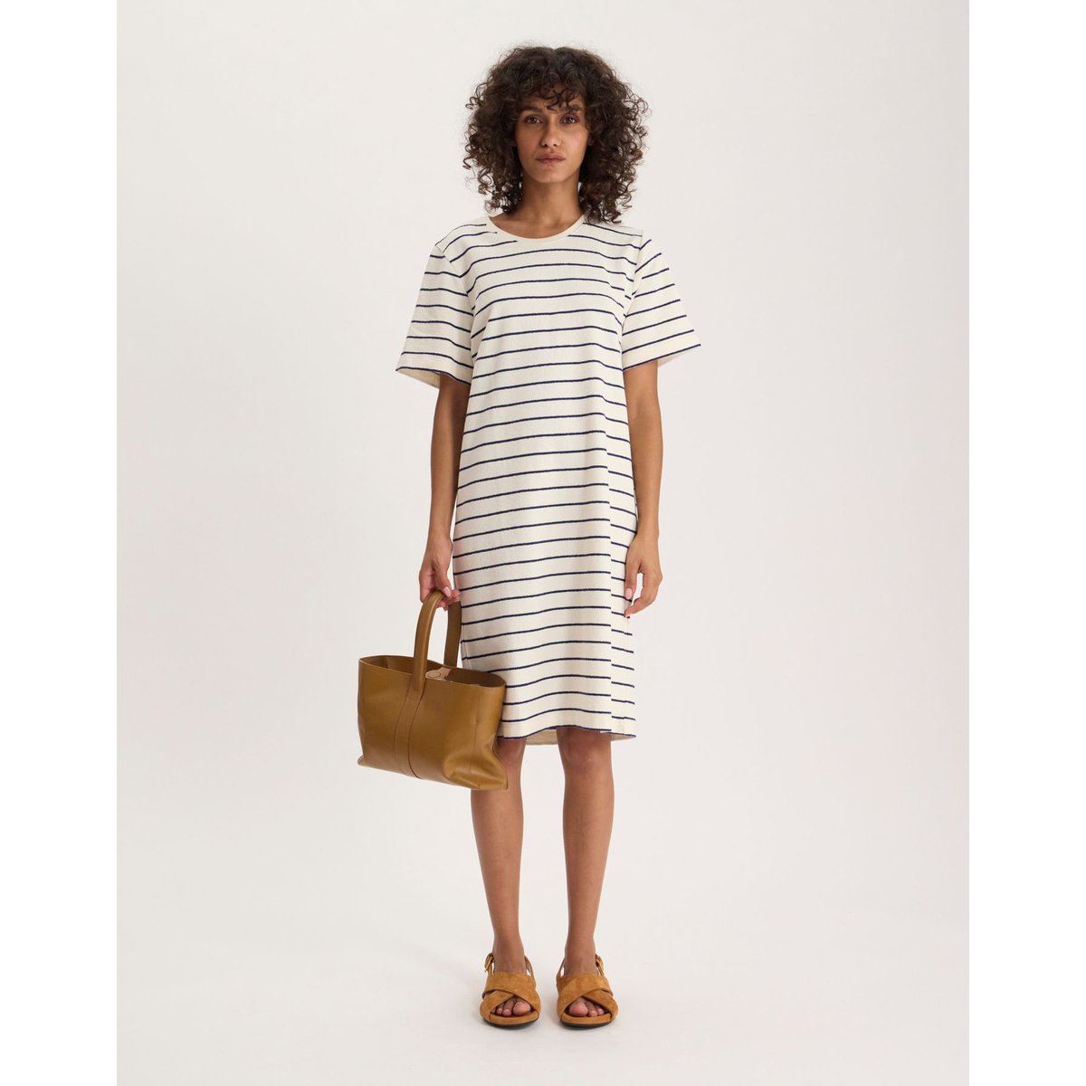 Robe Axelle en coton noir, INES DE LA FRESSANGE PARIS