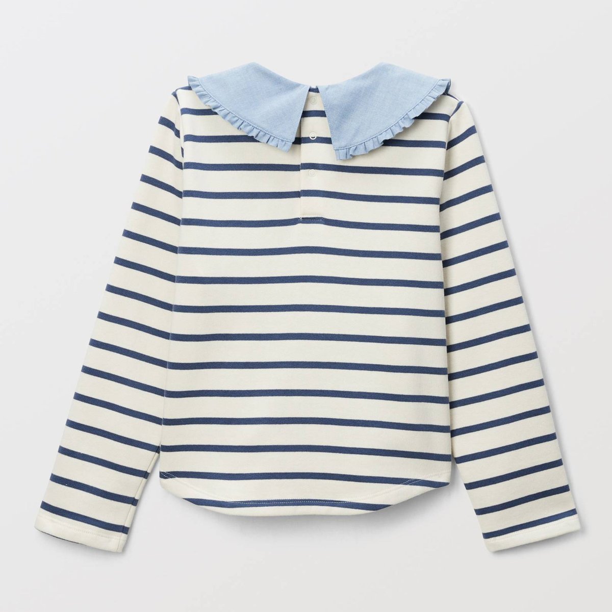 Sweat rayé en coton naturel, MONOPRIX