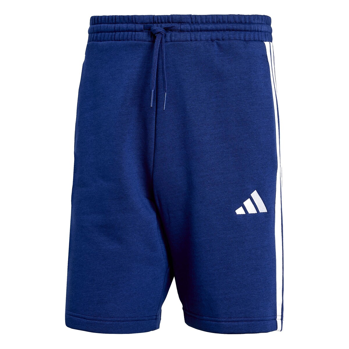 Short Essentiel 3 bandes en molleton bleu, ADIDAS SPORTSWEAR