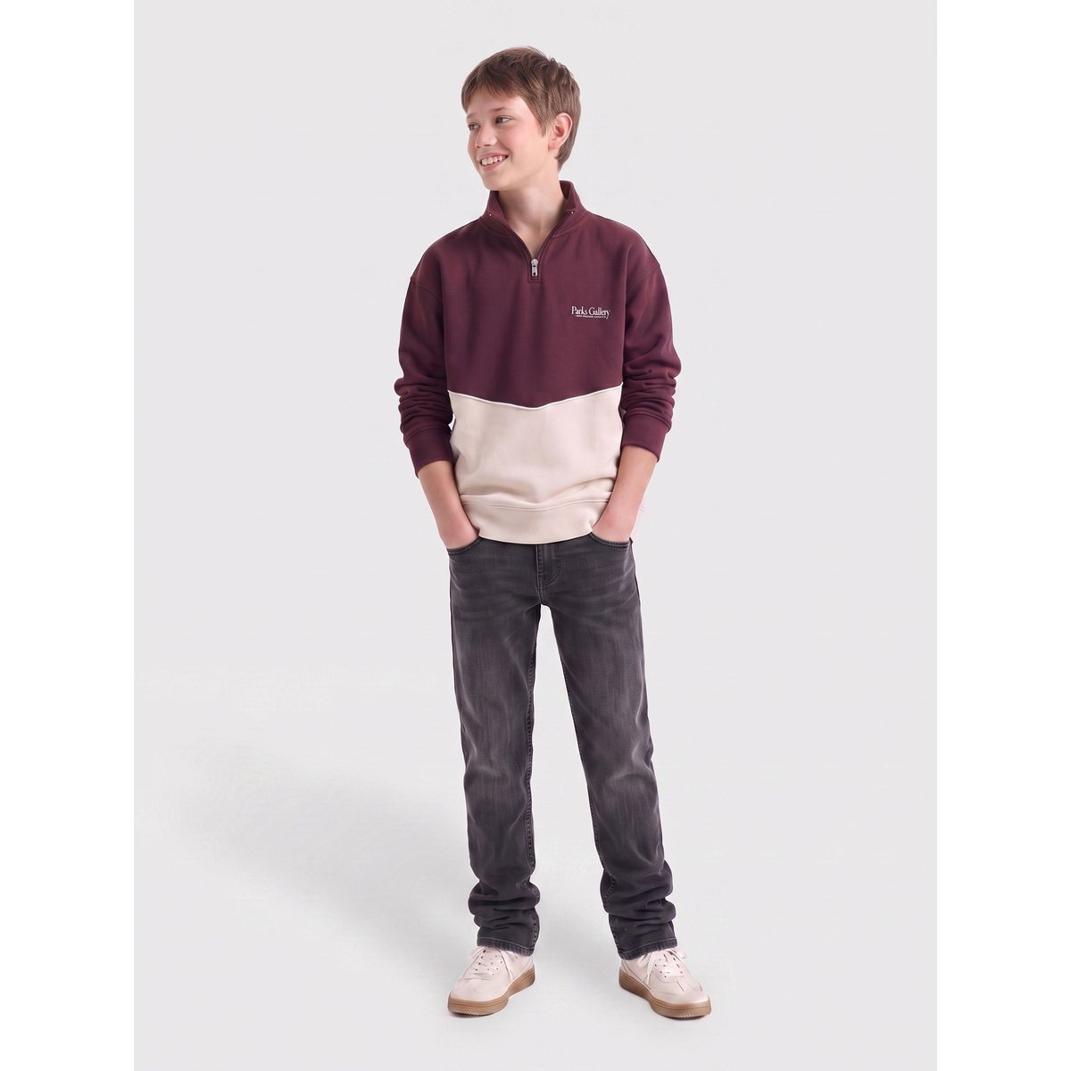 Sweat-Shirt En Polaire moonbeam, ONLY & SONS JUNIOR
