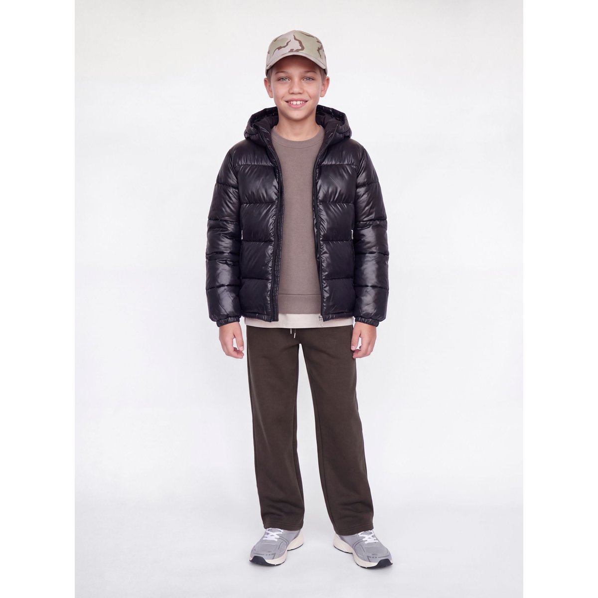 Pantalon À Jambe Large marron - chocolate torte 1, JACK & JONES JUNIOR