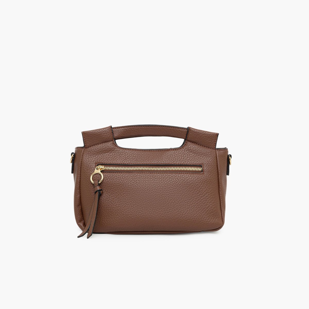 Petit sac porté épaule Tim cognac,doré, LOLLIPOPS
