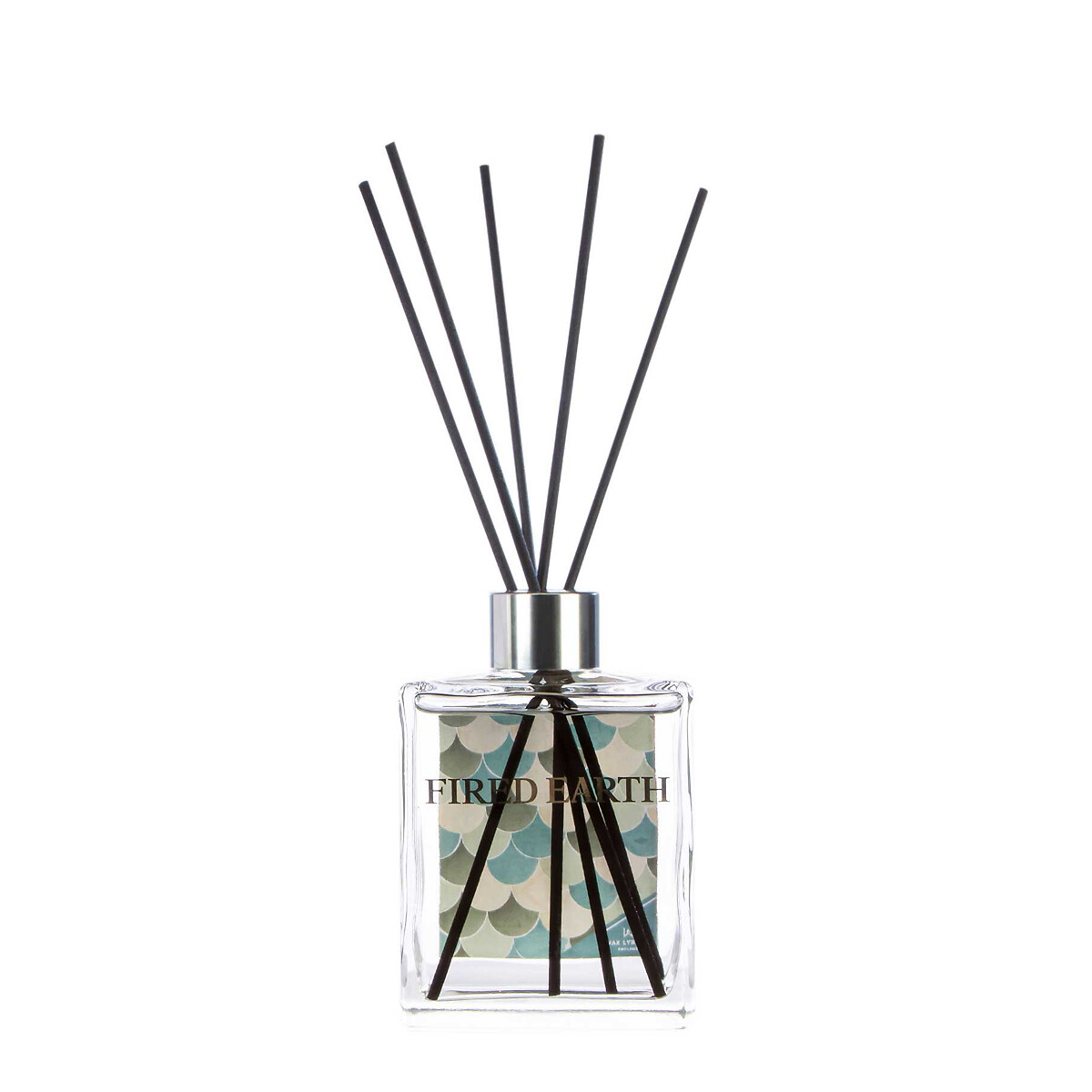 Fired Earth Reed Diffuser 180ml Green Tea and Bergamot transparent, WAX LYRICAL