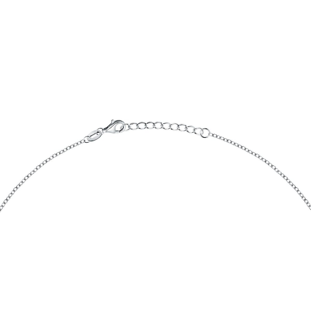 Colliers en Argent/oxyde de zirconium De Zirconium et Oxyde de zirconium argent, CLEOR