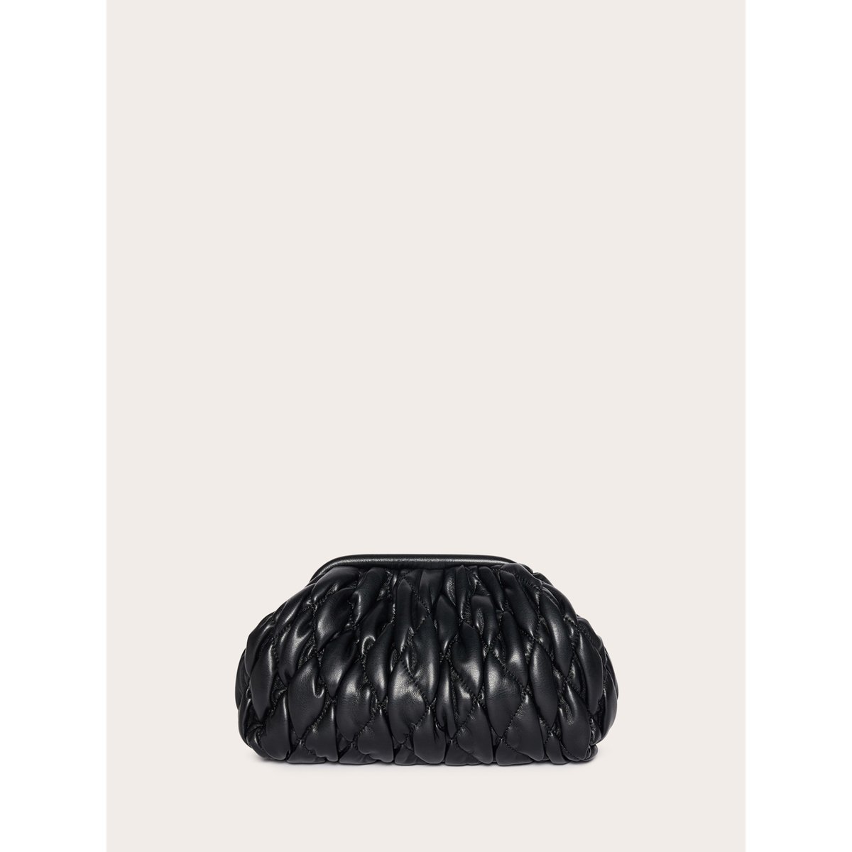 Pochette matelassée avec bandoulière chaîne noir, MOTIVI