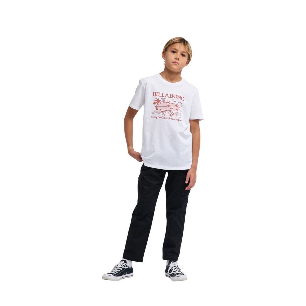 T shirt manches courtes TWINNY blanc white, BILLABONG