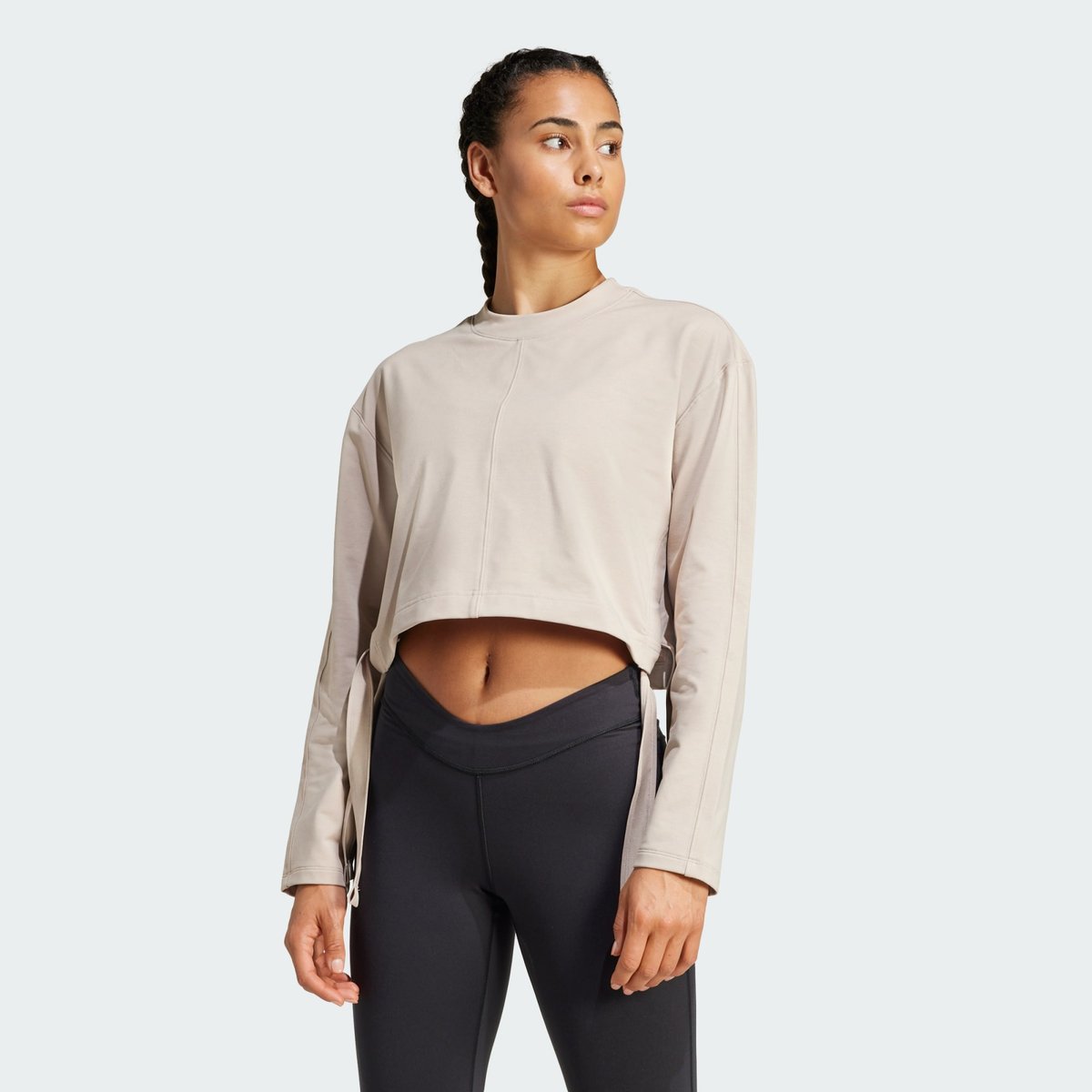 Haut de yoga wonder beige, adidas Performance
