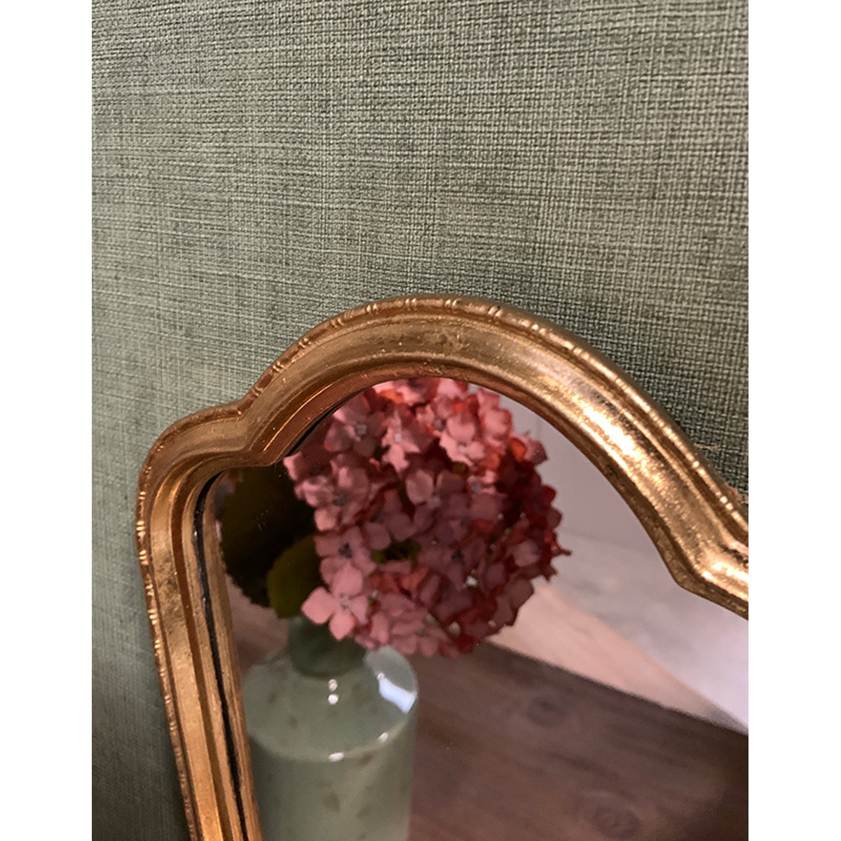 Petit miroir 21.9x26cm or, EMDE