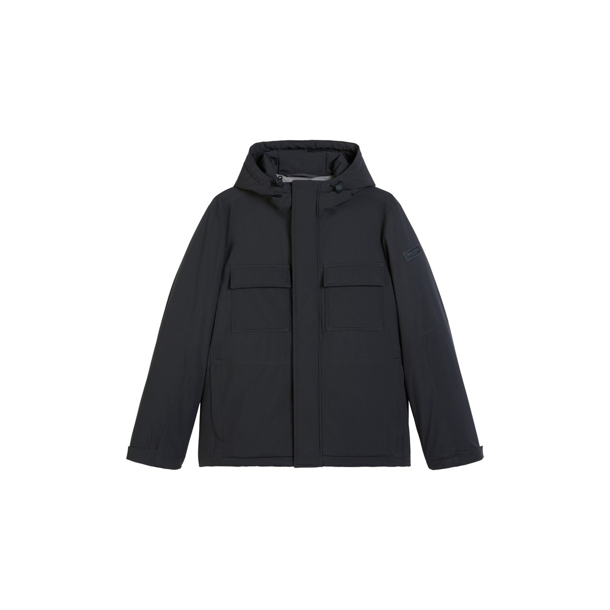 Veste à capuche regular avec rembourrage doux d'Unifi REPREVE®. bleu foncé, MARC O'POLO