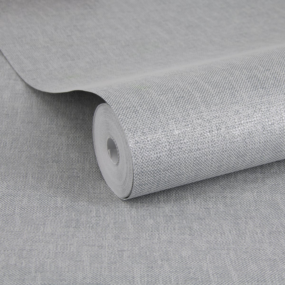 Papier peint Lin Shimmer gris vert, WOW