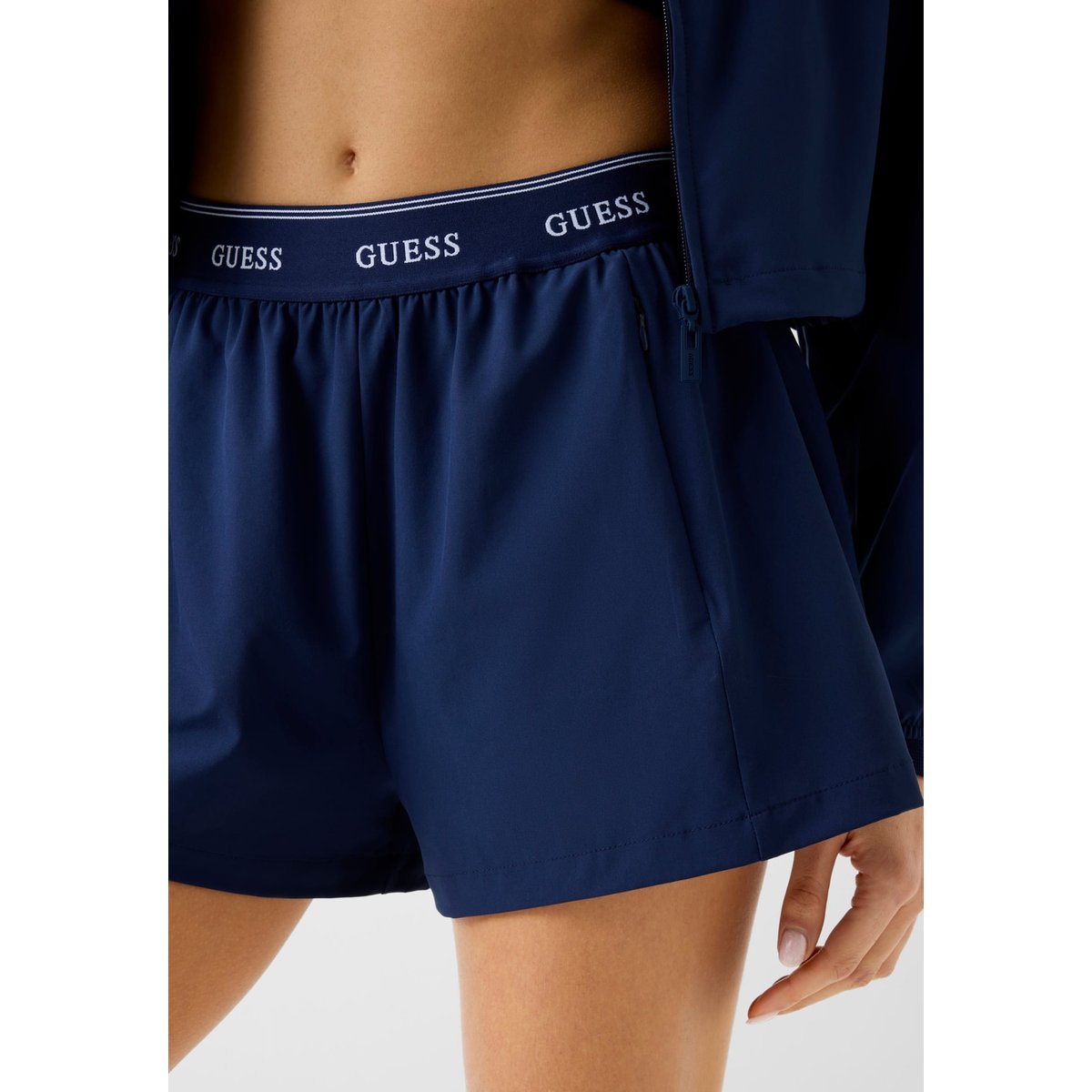 Shorts À Coupe Régulière bleu, GUESS