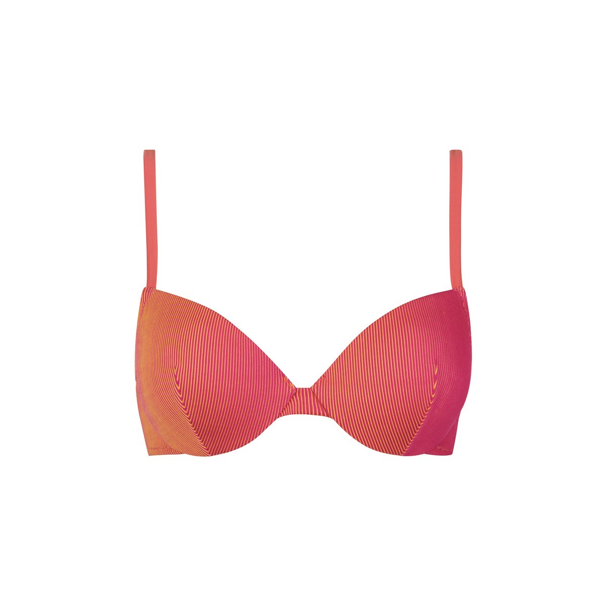 Haut maillot de bain push-up NAIROBI corail, LISCA