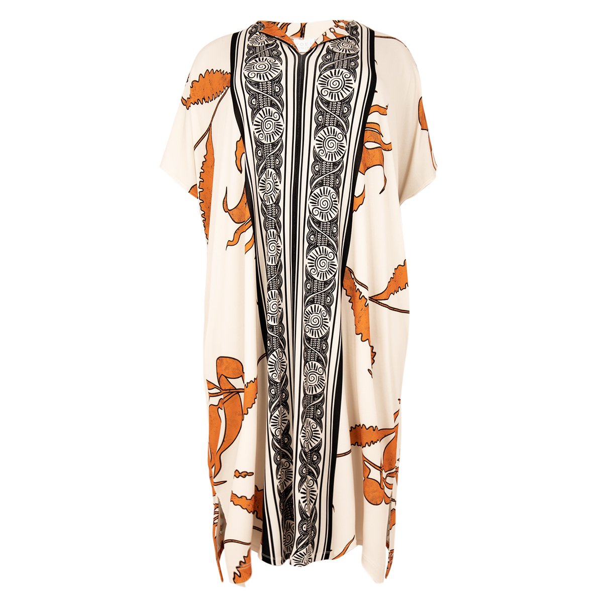 Robe imprimé écru, YOEK