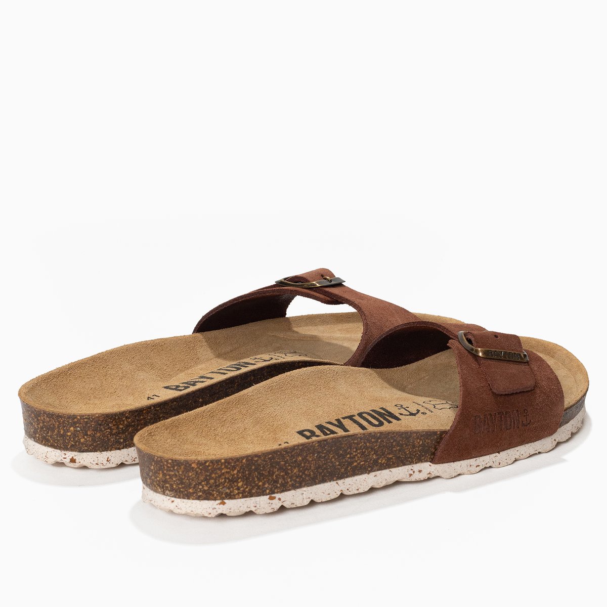 Mules ZEPHYR marron, BAYTON